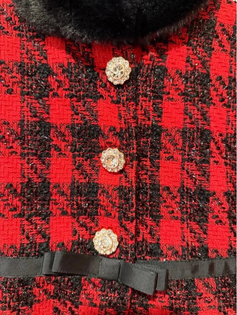Vintage Blueberi Boulevard Christmas Dress and Jacket Size 5